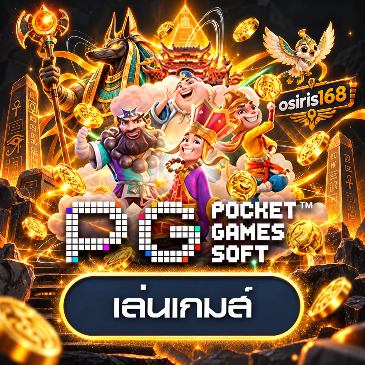 การ์ดทดลองเล่น PG Soft บน osiris168